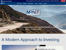 Tablet Screenshot of mpactfinancial.com